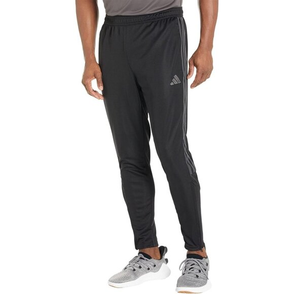 ADIDAS Mens Size 2XL Black Dark Grey  TIRO 21 Three Stripes Track Pants NEW - Picture 1 of 3